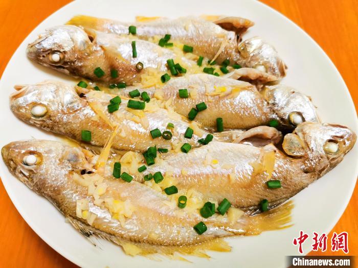 蒜蓉蒸䱛仔，鱼肉鲜嫩爽滑 李晓春 摄