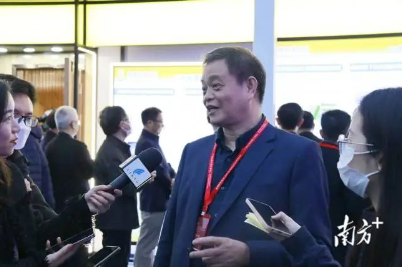 龚新高在南澳科学会议现场。 图片