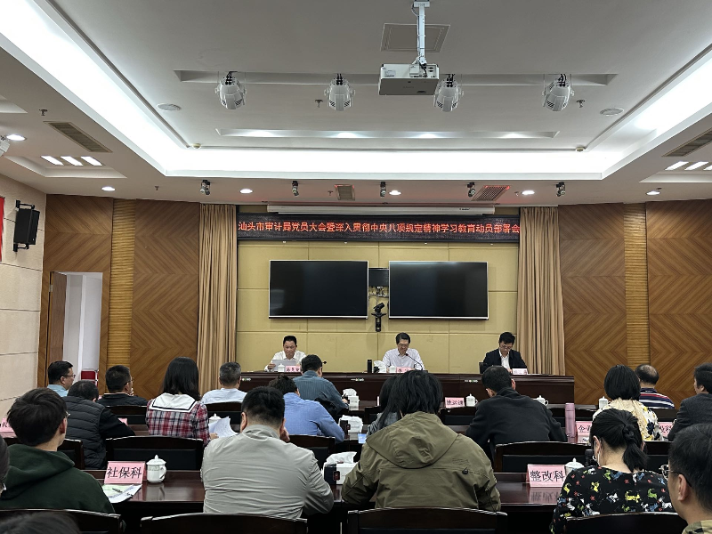 市审计局召开会议研究部署深入贯彻中央八项规定精神学习教育