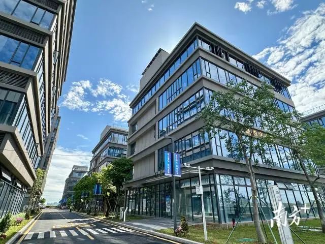 广东首个跨境数字经济产业园在华侨试验区启动。 南方+ 杨立轩 拍摄 广东首个跨境数字经济产业园在华侨试验区启动。 南方+ 杨立轩 拍摄